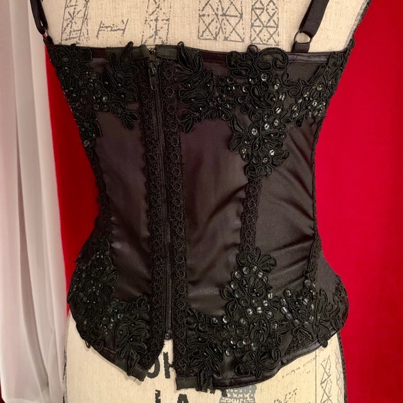 SIMON CHANG black lace corset - Picture 8 of 14